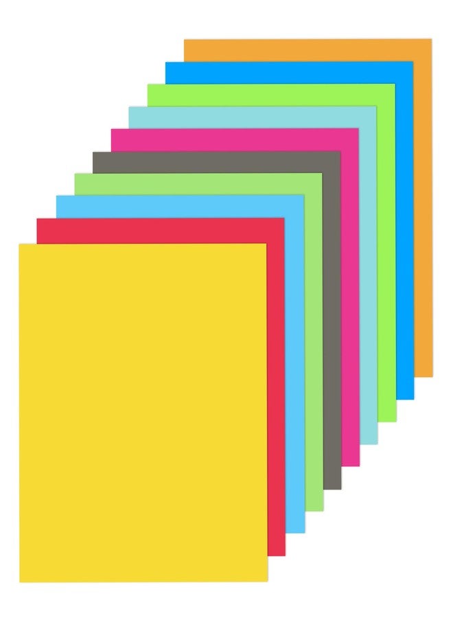 Lakeer Origami Paper, Bright Colours -21cm X 21cm, Pack of 200 Sheets, Square Origami Paper for Origami, Scrapbooking, Hobby Crafts, Project Work etc. - Image 1