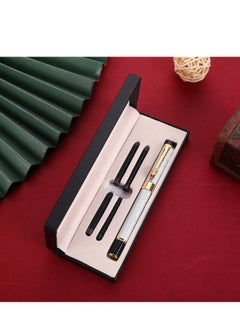 LYNLYN Ballpoint Pen Black Refill,Luxury Metal Ball Point Pen with 2 Refills Black Ink Pen Smooth Writing Rollerball Pen Gift for Professional Executive,Office,Nice BallPens Classy Gift Box  - Image 1