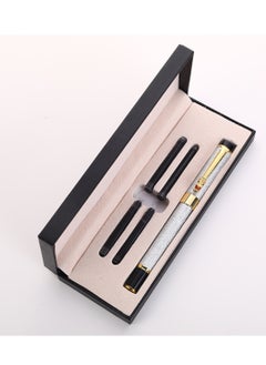 LYNLYN Ballpoint Pen Black Refill,Luxury Metal Ball Point Pen with 2 Refills Black Ink Pen Smooth Writing Rollerball Pen Gift for Professional Executive,Office,Nice BallPens Classy Gift Box  - Image 3
