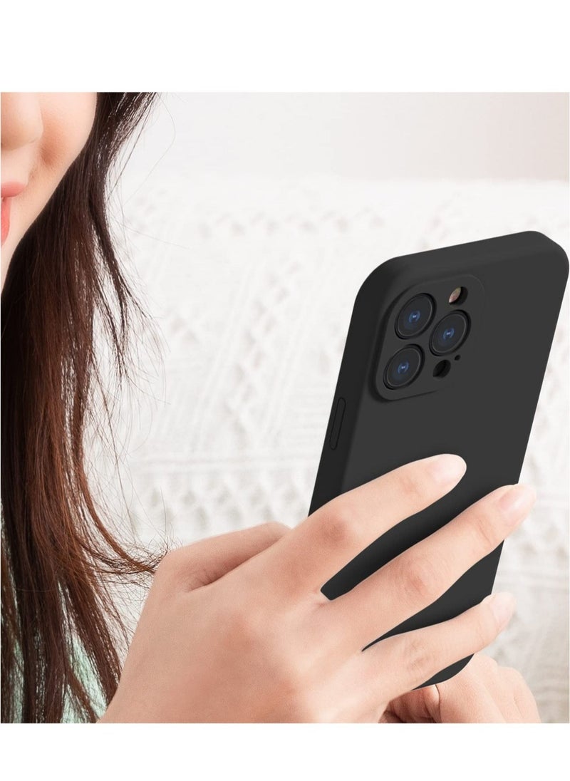 iPhone 11 Pro Silicone Case Full-Body Soft Liquid Gel Rubber Cover Shockproof Bumper Anti-Scratch Anti-Fingerprint Anti-Drop Slim Cover - Image 3