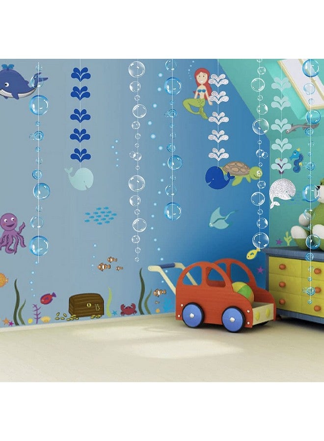 Decor365 Blue Whale Bubble Garland Baby Boy Shower Ocean Theme Party Decorations Under The Sea Kids Birthday Banner Marine Whale Party Streamers Beach Nautical Party Decor - Image 5