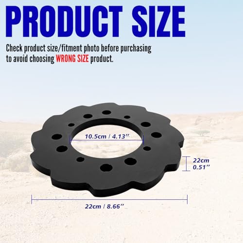 Canitu Motorcycle Chain Sprocket GuardBillet Aluminum 12 Poly Rear Wheel Sprocket Guards Protector Cover for Honda TRX250R TRX450R TRX400EX TRX250X TRX400EX Black - Image 3