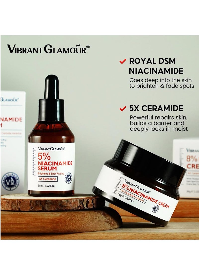 فايبرنت جلامور مجموعة فيبرانت جلامور نياكيناميد كريم وسيروم للوجه - Image 2