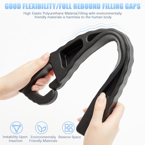 Pincuttee 2PC Car Seat Gap Fillers, Universal Fit for SUV, Truck - Fill Gap Between Seat and Console - Image 3