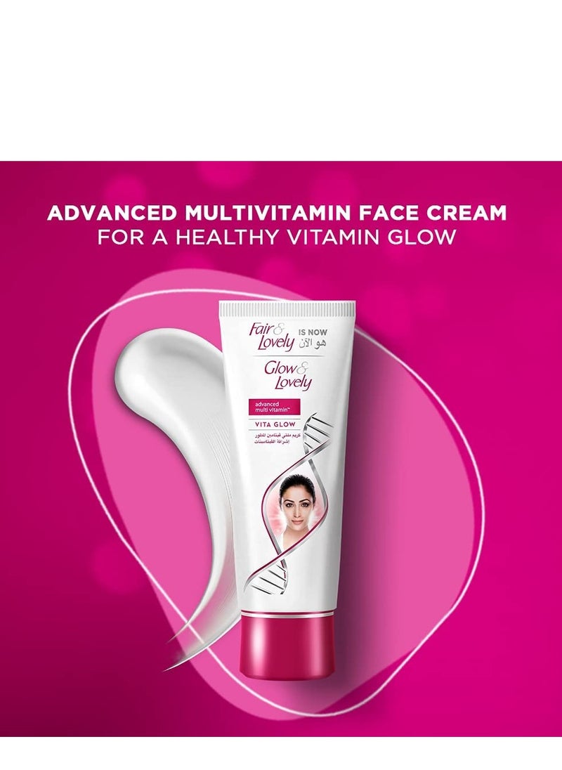 Glow & Lovely - 2 Piece Set Vita Glow Advanced Multi-Vitamin Face Cream to give you fresh skin 50 grams - Image 1