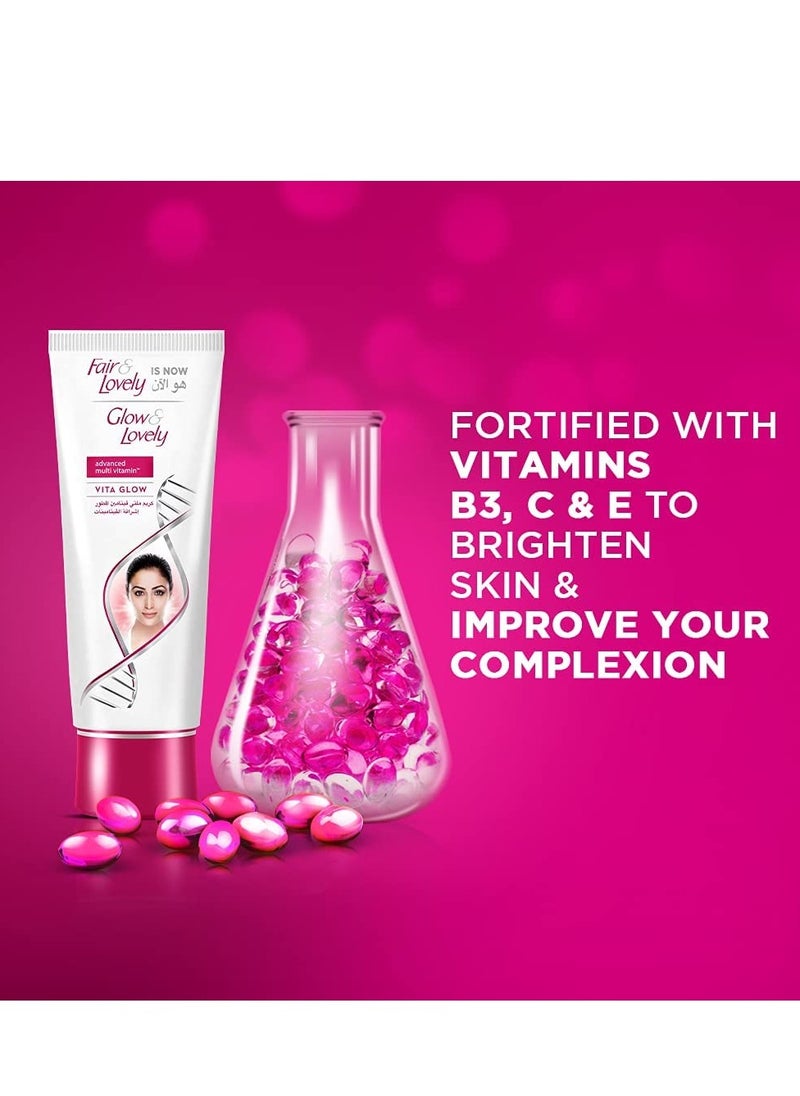 Glow & Lovely - 2 Piece Set Vita Glow Advanced Multi-Vitamin Face Cream to give you fresh skin 50 grams - Image 1