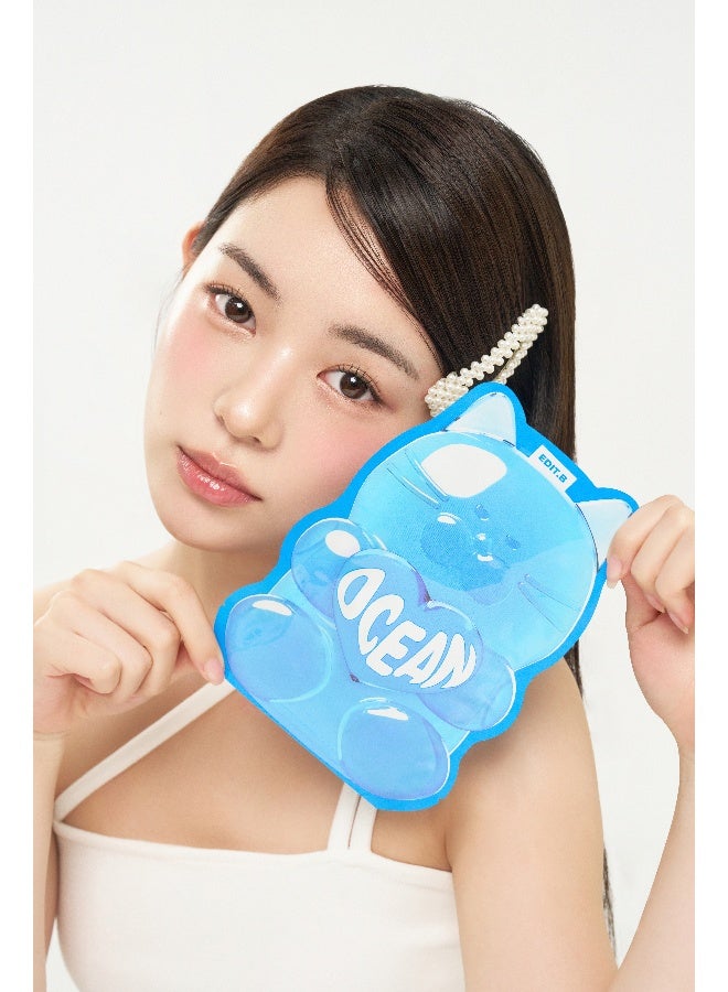 EDIT.B قناع جيل الماء الكامل المحيط 5 ورقات 25 مل مجموعة - Image 3