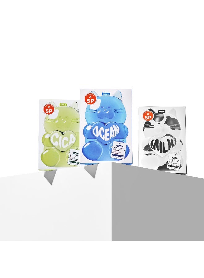 EDIT.B قناع جيل الماء الكامل المحيط 5 ورقات 25 مل مجموعة - Image 4