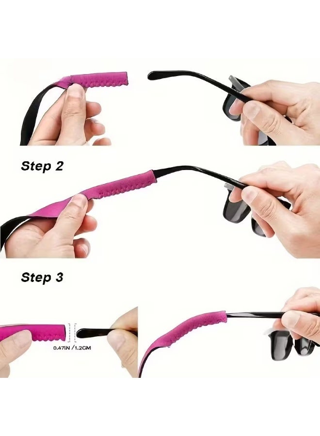 2 قطعة، حزام نظارات من قماش الغوص مقاوم للانزلاق، حامل نظارات سباحة رياضي، حبل نظارات، حزام نظارات سباحة، حزام نظارات مقاوم للانزلاق، حزام نظارات رياضي، حبل نظارات، حامل نظارات - Image 2
