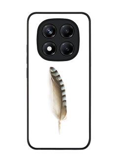 Stylizedd For Xiaomi Redmi Note 14 Pro 5G / X7 5G Case,Slim fit Camera Protection, Shockproof Thin Phone cover  - Lonely Feather  - Image 1