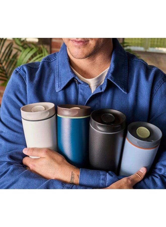 Owala (Rose Quartz 12 OZ）SmoothSip Slider Insulated Stainless Steel Coffee Tumbler, Reusable Iced Coffee Cup, Hot Coffee Travel Mug, BPA Free - Image 5