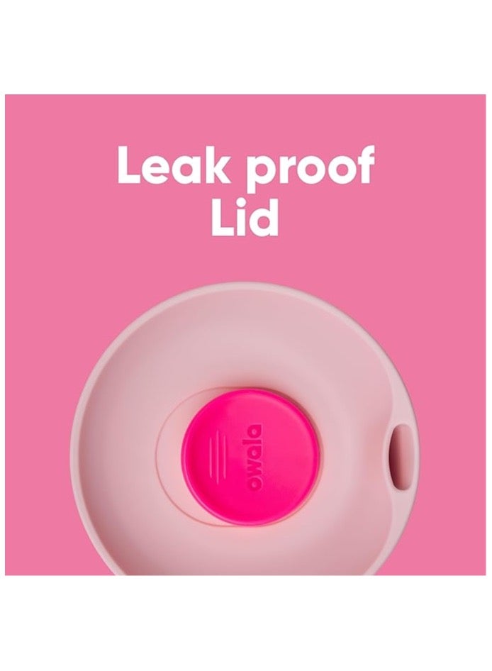 Owala (Rose Quartz 12 OZ）SmoothSip Slider Insulated Stainless Steel Coffee Tumbler, Reusable Iced Coffee Cup, Hot Coffee Travel Mug, BPA Free - Image 3