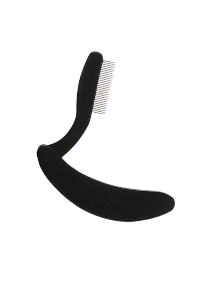 Foldable Eyelash Comb Separator Folding Lash Comb Eyebrow Mascara Applicator Eyelash Definer Arc Designed Cosmetic Brushes Tool