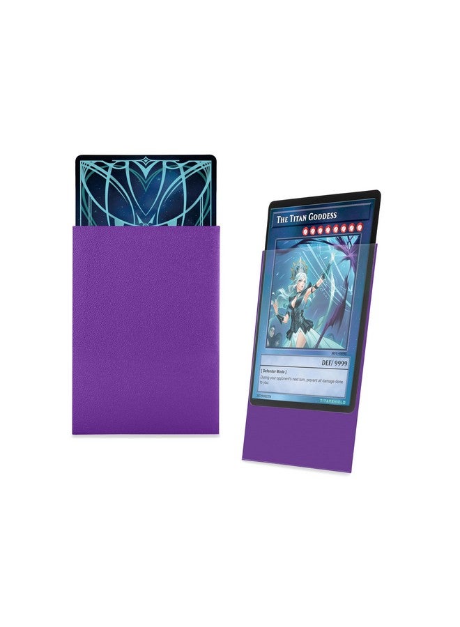 TitanShield TitanShield (150 Sleeve,Purple) Small Japanese Sized Trading Card  Sleeves Deck Protector for Yu-Gi-Oh, Cardfight!! Vanguard & More | Best  Price KSA | Riyadh, Jeddah