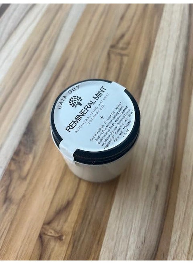 Gaia Guy REMineral Mint | Remineralizing Natural Toothpaste | Freshens Breath & Strengthens Tooth Enamel | Vegan | Fluoride Free Toothpaste  - Image 2