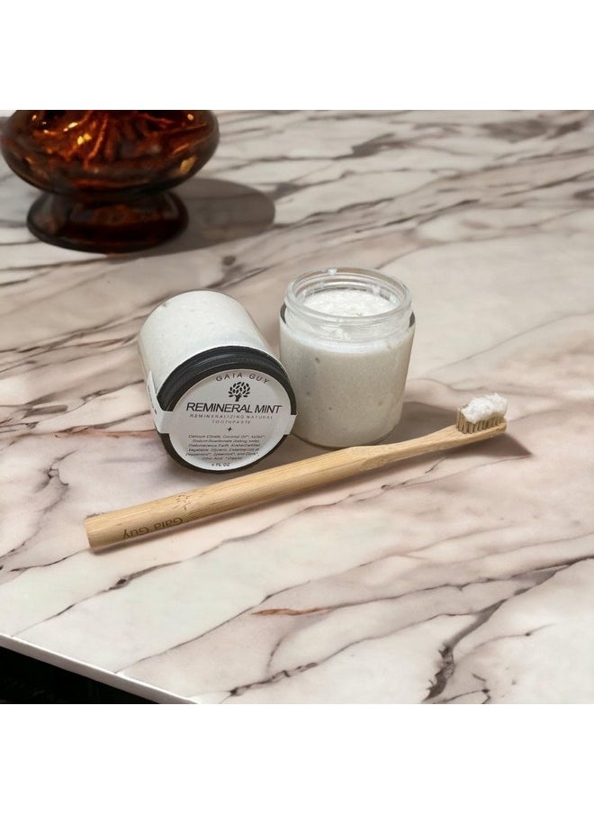Gaia Guy REMineral Mint | Remineralizing Natural Toothpaste | Freshens Breath & Strengthens Tooth Enamel | Vegan | Fluoride Free Toothpaste  - Image 4