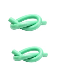 Highly Buoyant Swimming Stick For Adults And Kids - 2 Swimming Pool Noodles Of Green Color