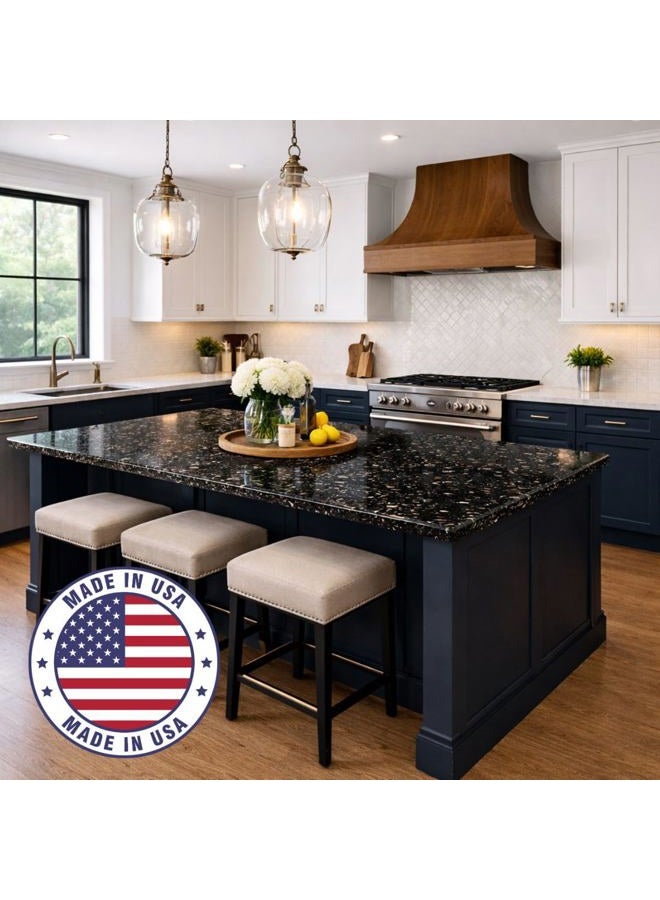 Giani Granite Countertop Paint Kit 2.0-100% Acrylic (Bombay Black) - Image 4