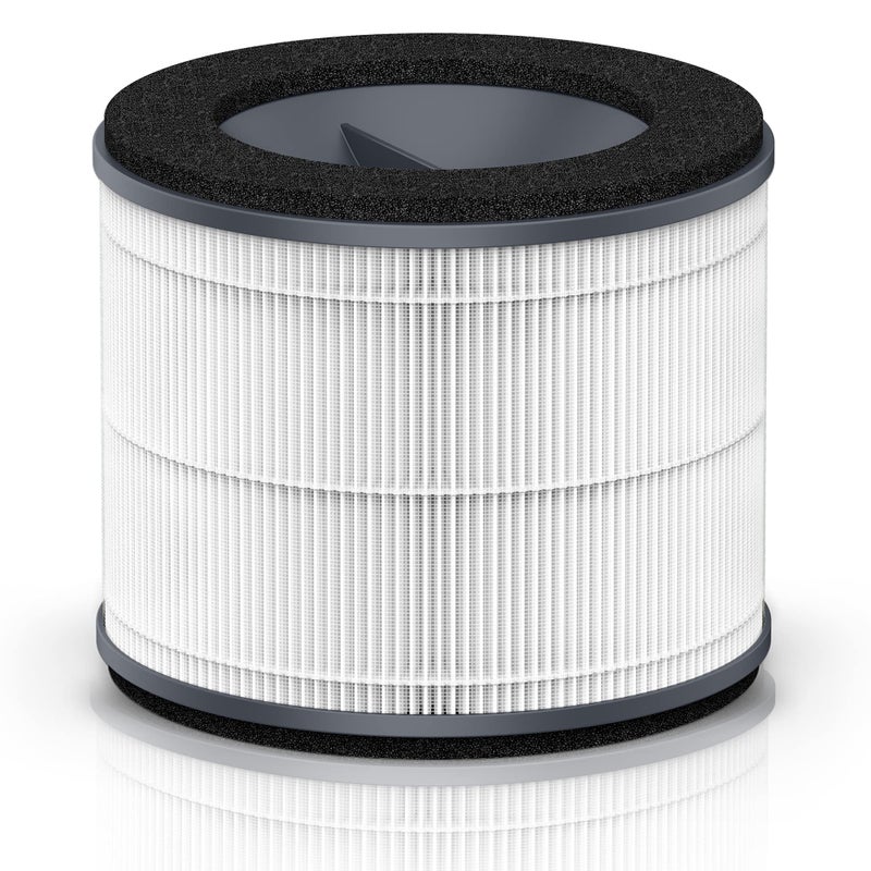 APT10WT APT10FL Replacement Filter and APT10 Filter Compatible with Homedics Air Purifier Filter Replacement for Homedics 4 in 1 Air Purifier APT10BK APT10WT with HEPAType 1Pack