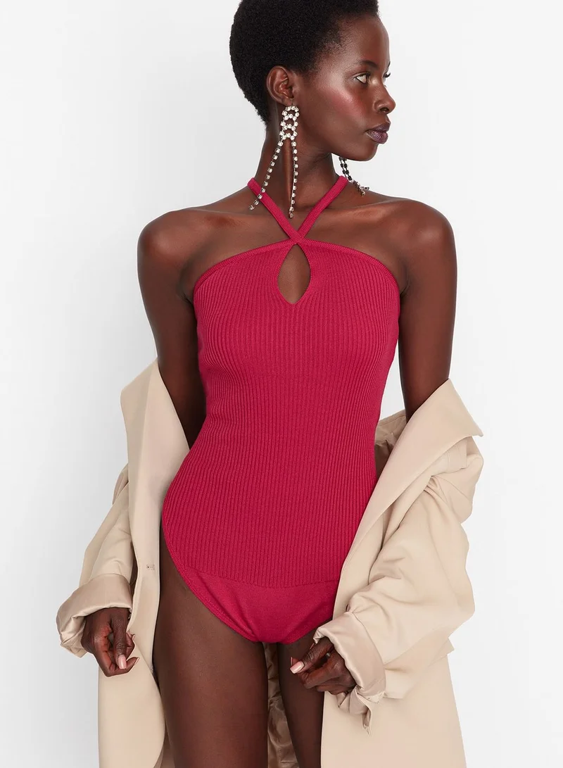trendyol Ribbed Knitted Body