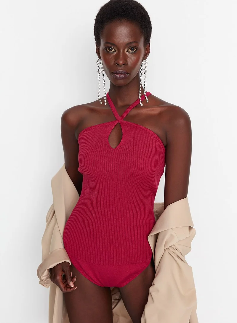 trendyol Ribbed Knitted Body