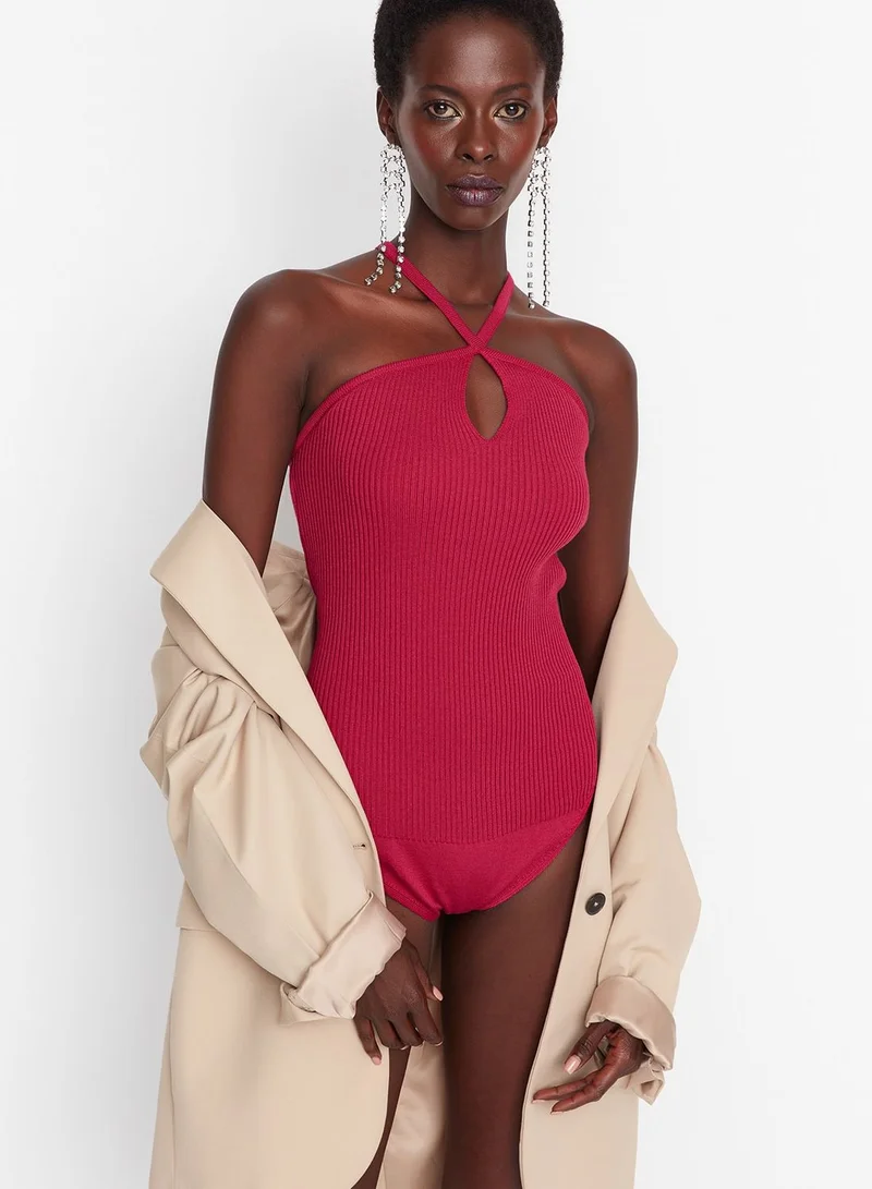 trendyol Ribbed Knitted Body