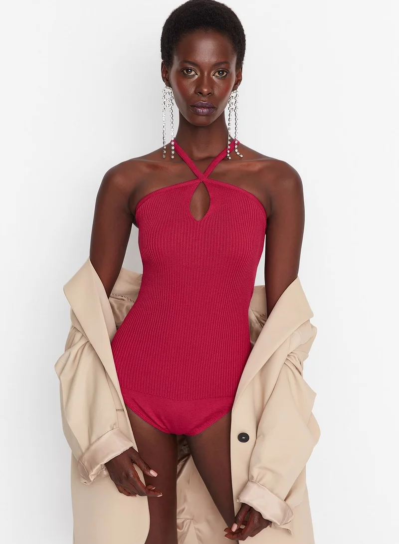 trendyol Ribbed Knitted Body