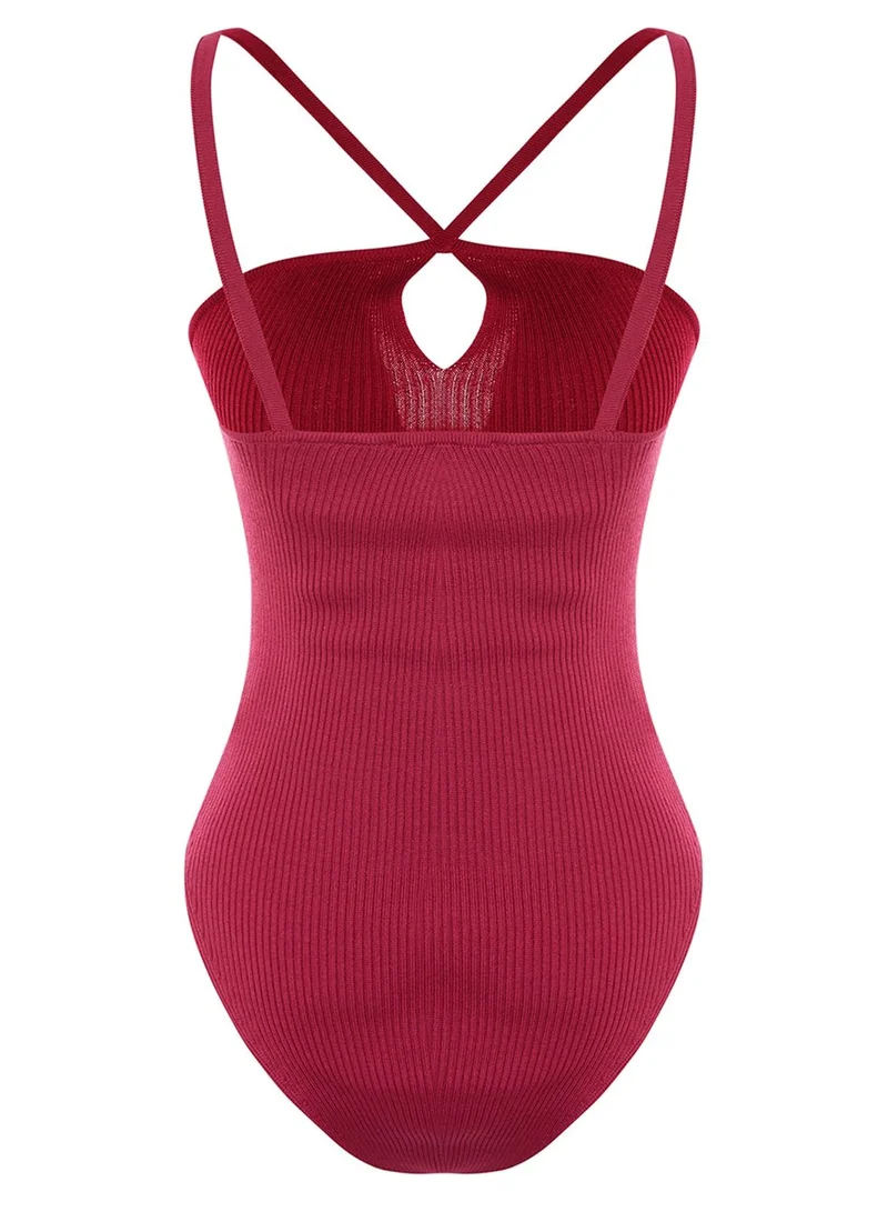 trendyol Ribbed Knitted Body