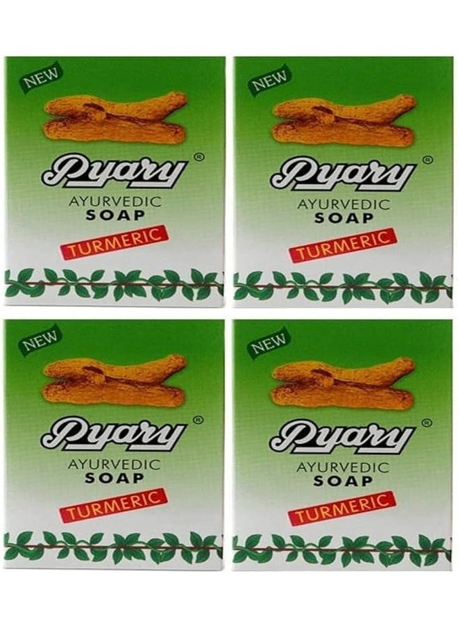 Pyary - Ayurvedic Soap 4 Pcs Green - Image 1