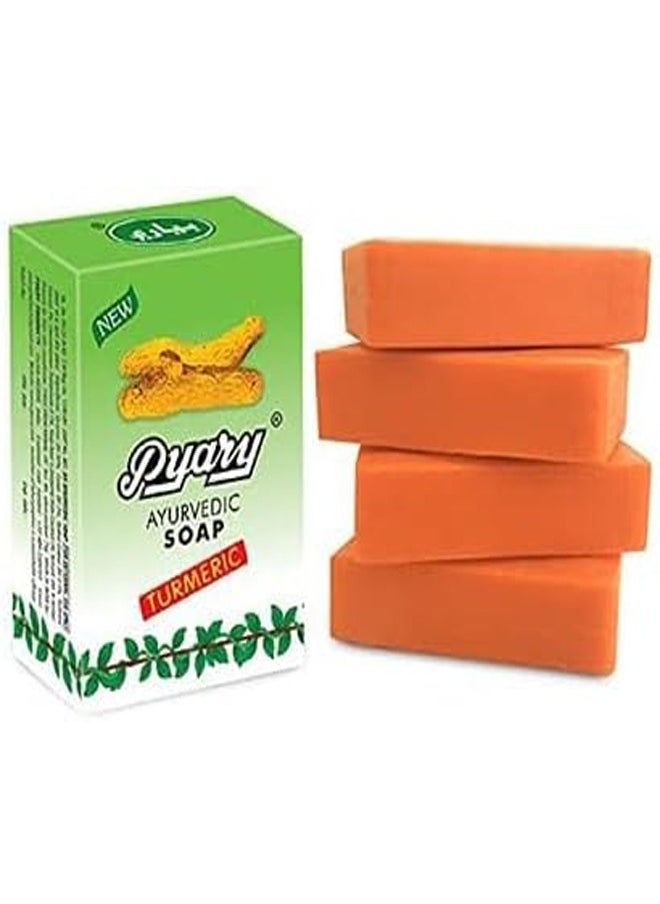 Pyary - Ayurvedic Soap 4 Pcs Green - Image 1
