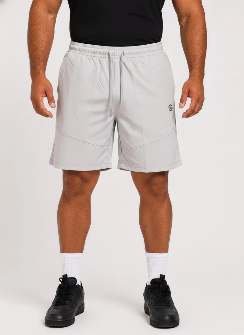 Men's Shorts Gym Addict Premium Light Grey