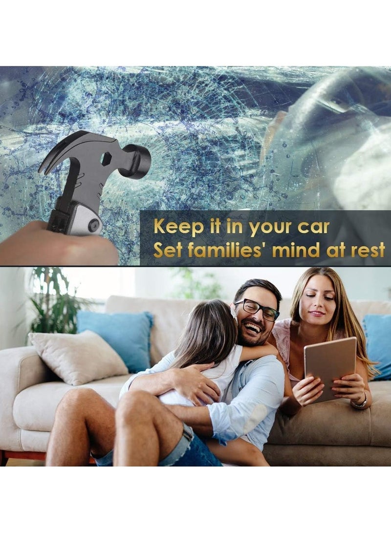 general Men's Multi Tool Hammer Camping Accessories Gifts  Multi Tool Camping Accessories 13 in 1 Survival Multi Tool Hammer - Image 4