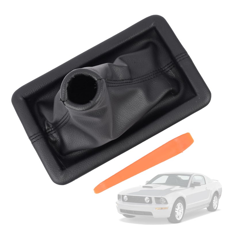 غطاء ذراع نقل الحركة Getfarway Shift Boot 8R3Z7277AA مناسب لفورد موستانج 2005 2006 2007 2008 2009 ناقل حركة يدوي