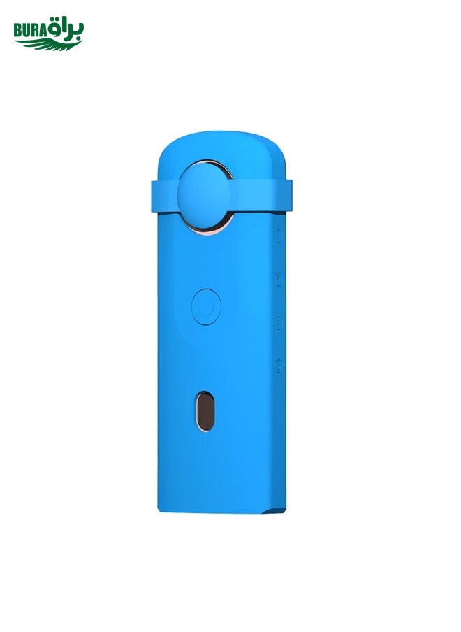 PULUZ Silicone Protective Case with Lens Cover for Ricoh Theta SC2 360 Panoramic Camera(Blue)