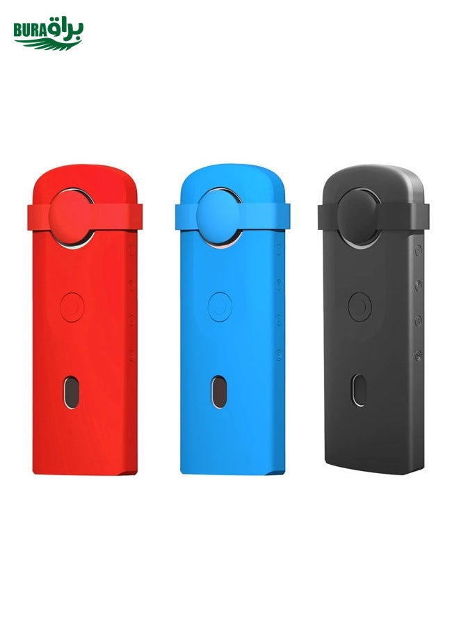 PULUZ Silicone Protective Case with Lens Cover for Ricoh Theta SC2 360 Panoramic Camera(Blue)