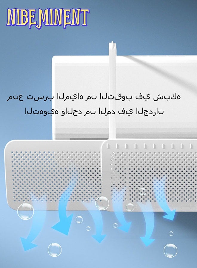 NIBEMINENT Air Conditioner Deflector Air Conditioning Wind Shield, Split Ac Adjustable Flow Deflector Preventing Ac From Blowing Directly, For Home Office Retractable Ac Windshield  - Image 4