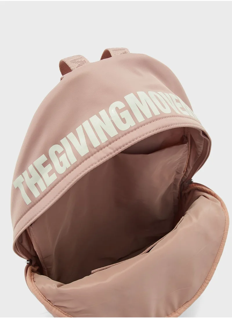 The Giving Movement Logo Backpack