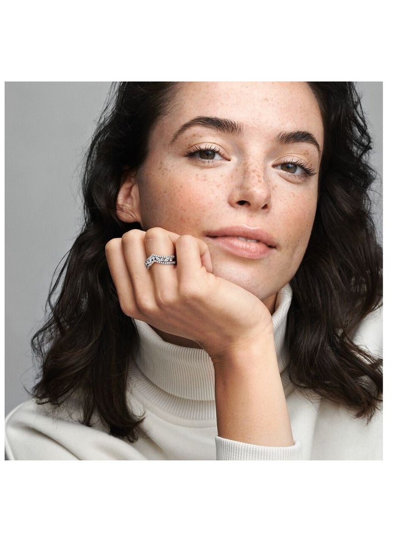 Pandora Violet - Pandora marquise wishing bone ring - Image 1