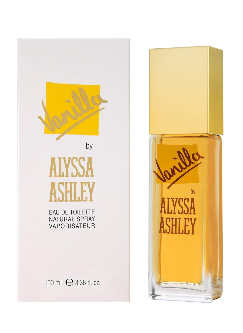 ALYSSA ASHLEY - ALYSSA ASHLEY Vanilla  Perfumes for Women and Cologne for Men  Vanilla Fragrance with White Flowers and White Rose Petals  34 oz EDT Spray - Image 1