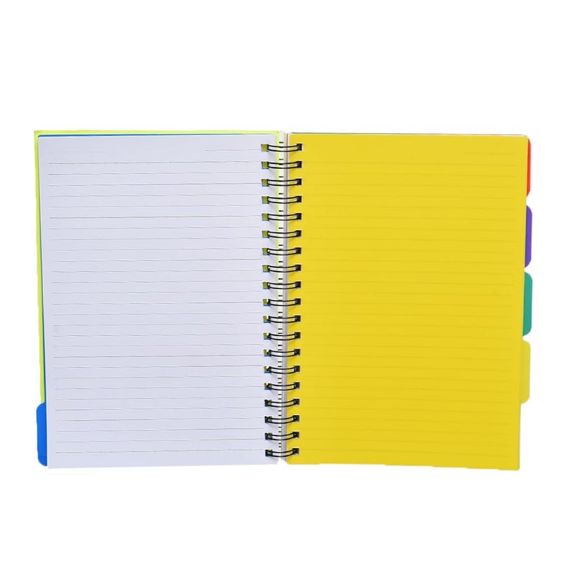 Notebook, Hard Cover, Deluxe Design, 180 Sheets, 5 Dividers, PP NO:016 B5 - Image 3
