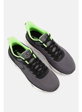 SAFETY JOGGER Men Lace Up Running Shoes, Grey  - Image 4