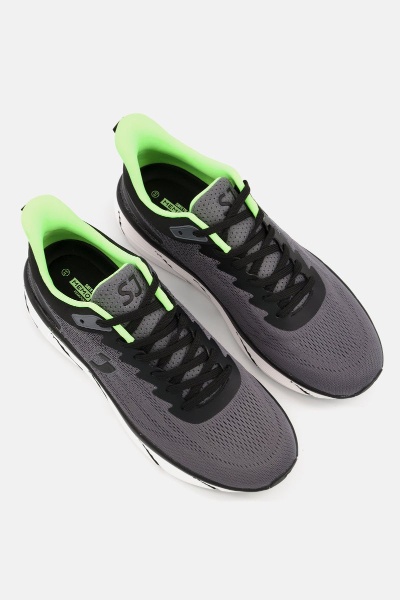 SAFETY JOGGER Men Lace Up Running Shoes, Grey  - Image 4