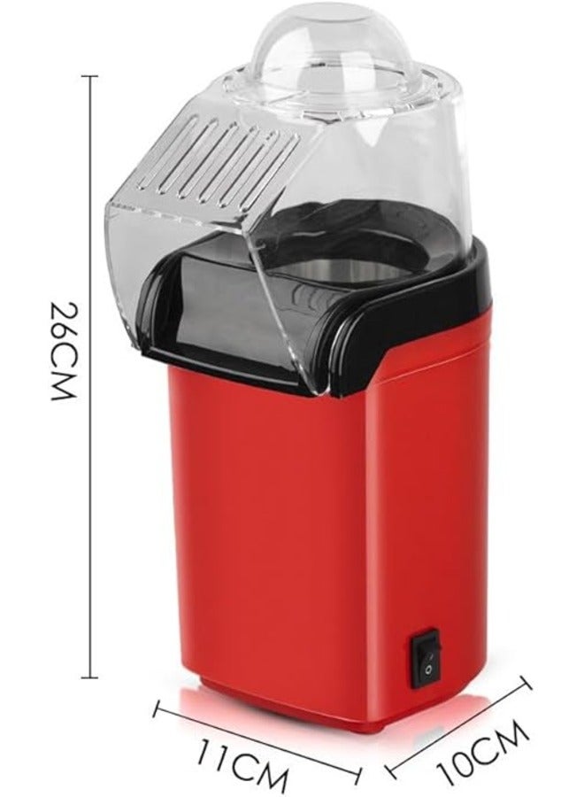 Hot Air Popcorn Maker Machine 1200W, Home Popcorn Maker with Removable Top Cover and Measuring Spoon - Image 4