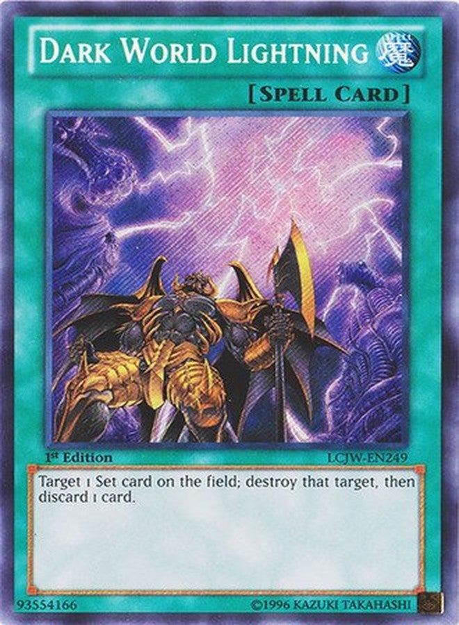 YU-GI-OH! - Dark World Lightning (LCJW-EN249) - Legendary Collection 4: Joey's World - 1st Edition - Secret Rare