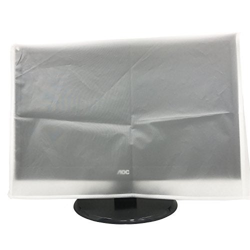 SZBRO غطاء غبار الشاشة، غطاء مضاد للكهرباء الساكنة من الفينيل لشاشة الكمبيوتر المسطحة LED/LCD، غلاف واقي مقاوم للماء من SZBRO بحجم 19" (19W x14H x3D) - Image 1