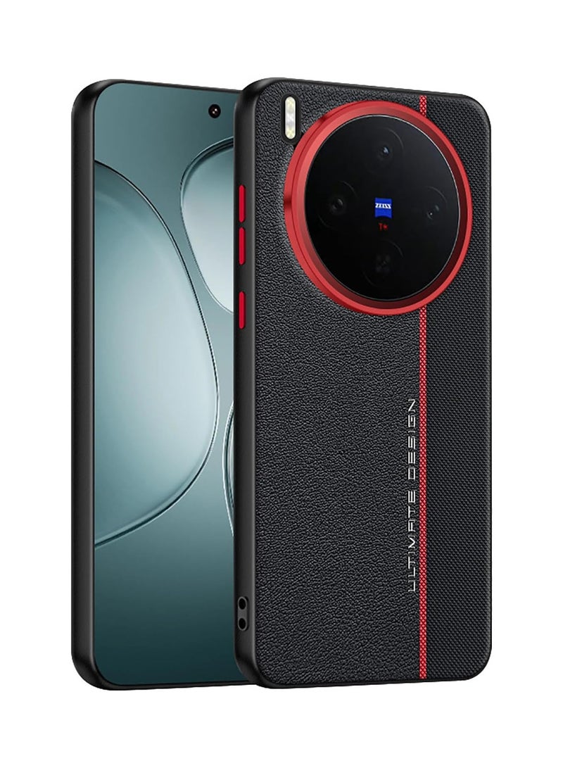 general For VIVO X300 Pro PU Leather Back Cover Durable, Shock-Resistant, Fingerprint-Resistant Lightweight and Stylish - Image 1