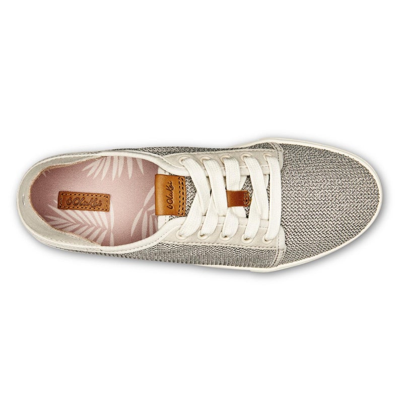 OLUKAI Pehuea Li Women's Lace-Up Sneakers, Casual Everyday Shoes with Drop-in Heel, Lightweight & Breathable Mesh Design, All-Day Comfort & Support, Tapa/Tapa, 7.5 - Image 5
