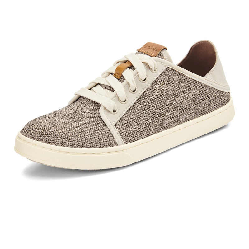 OLUKAI Pehuea Li Women's Lace-Up Sneakers, Casual Everyday Shoes with Drop-in Heel, Lightweight & Breathable Mesh Design, All-Day Comfort & Support, Tapa/Tapa, 7.5 - Image 1