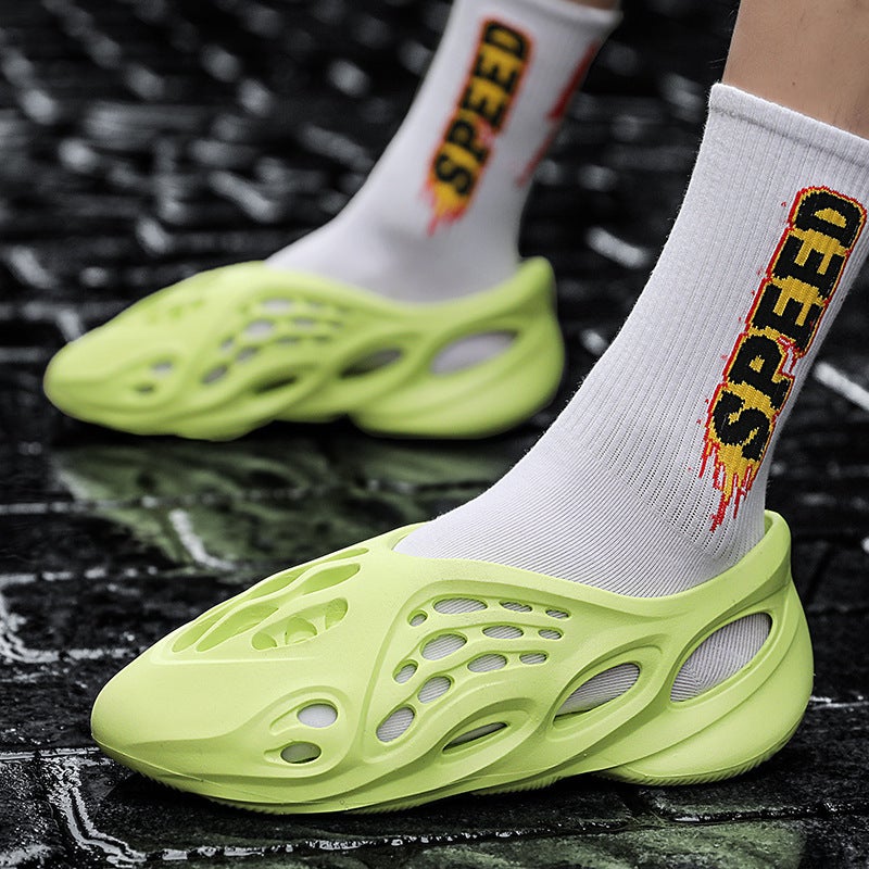 Wish Stand-Alone Coconut Hole Shoes Men'S Shoes 2025 Summer Breathable Sandals Beach Shoes - Image 4