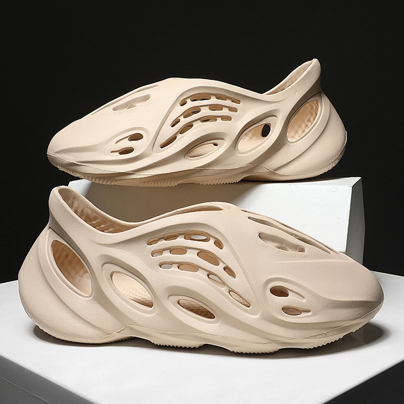 Wish Stand-Alone Coconut Hole Shoes Men'S Shoes 2025 Summer Breathable Sandals Beach Shoes - Image 1
